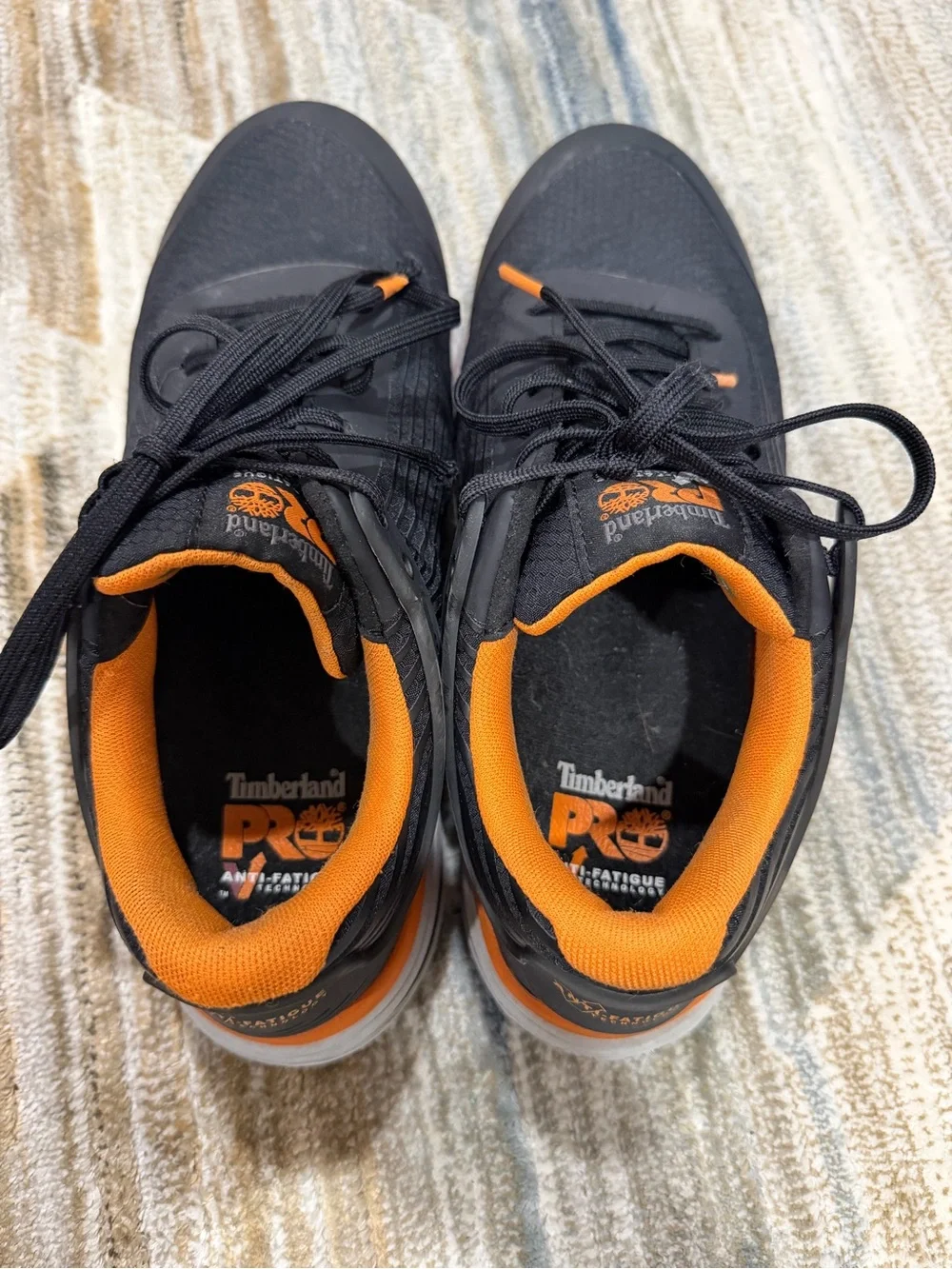 Timberland Black and Orange Casual Trainers